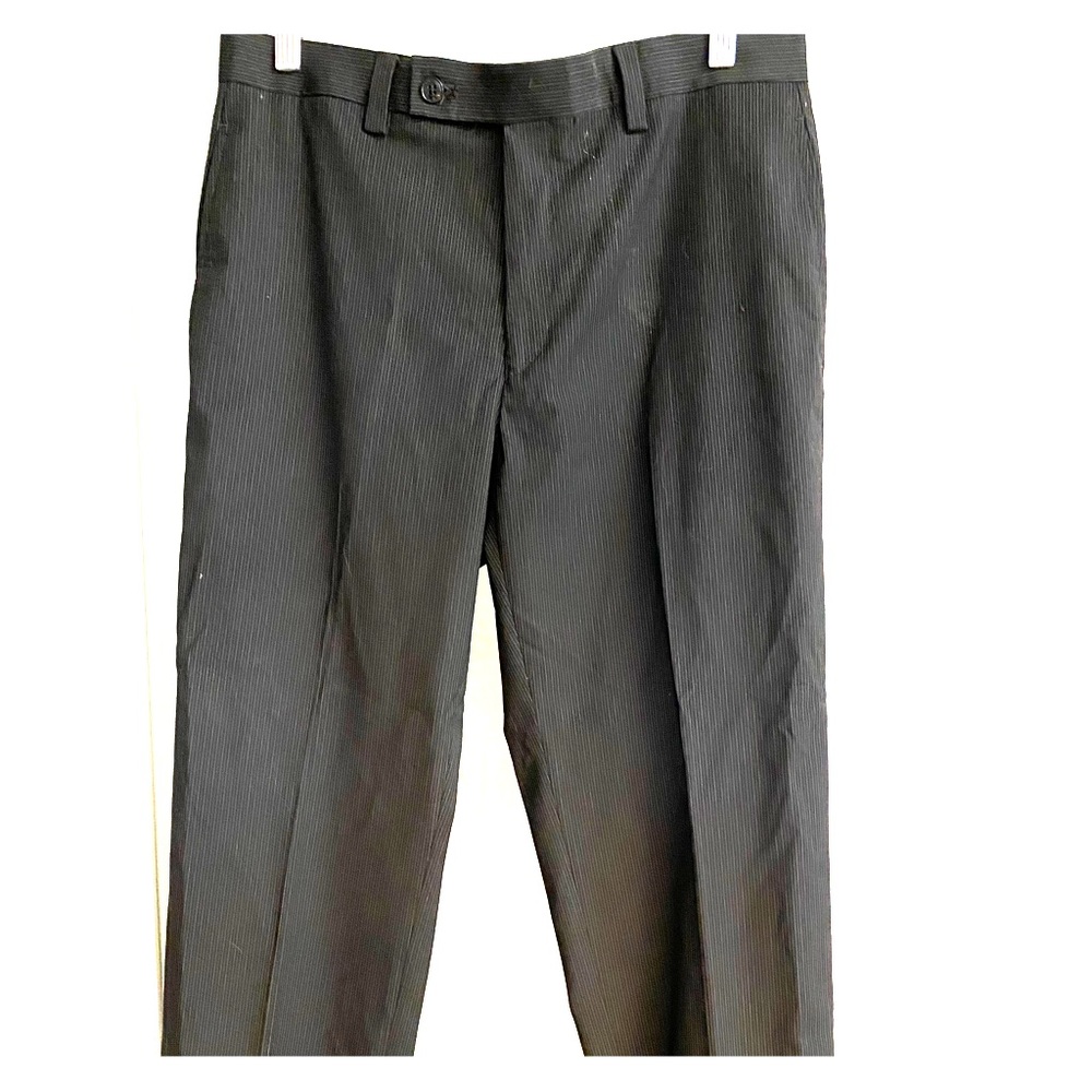 32”x30” Calvin Klein Men’s  Dress Pant - Black Pin